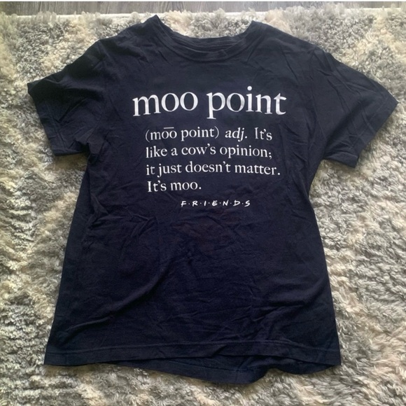 Boxlunch Tops - Women’s Friends “Moo Point” Tee Shirt